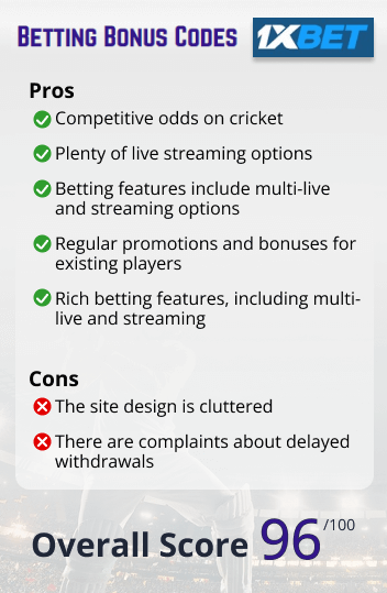 1xBet Cricket Betting Pros and Cons